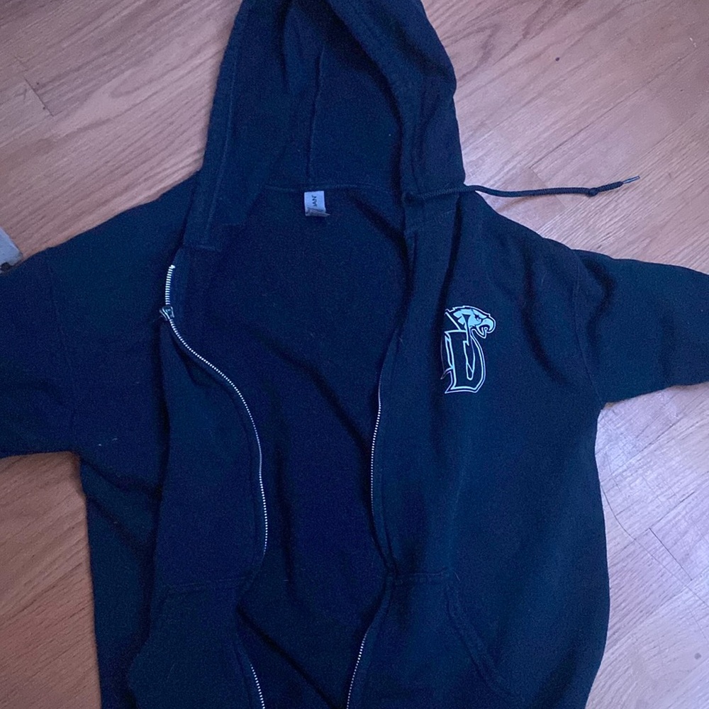 Notre Dame navy zip up hoodie